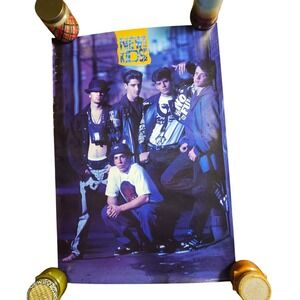 New Kids On The‎ Block No More Games Remix Album VTG 1990 Promo Poster 24x35 CBS
